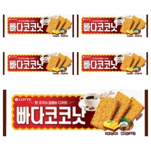 롯데제과 빠다코코낫, 100g, 5개