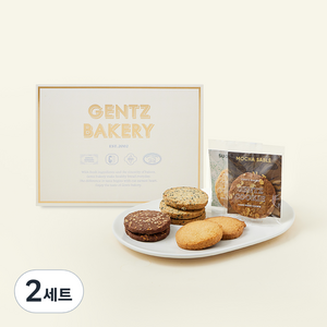 겐츠베이커리 클래식 쿠키 선물세트 1호 + 쇼핑백, 260g, 2세트
