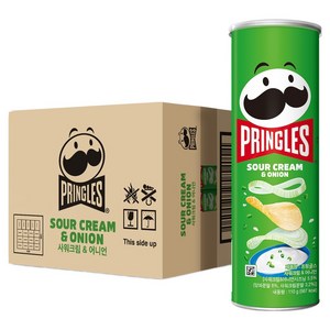프링글스 사워크림&어니언, 110g, 12개