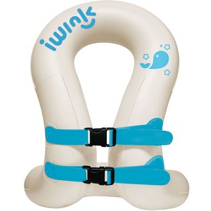 아이윙크 넥튜브 착용형 수영보조용품, 25kg(33 x ..., 화이트 + 고래, 1개