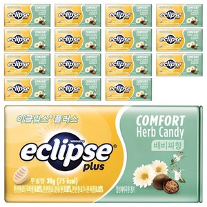 이클립스 플러스 허브캔디 배비파향, 30g, 16개