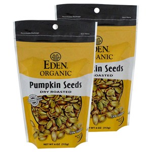 에덴오가닉푸드 유기농 구운 호박씨, 113g, 2개