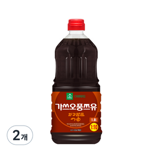 이엔푸드 가스오풍 쯔유, 1.8L, 2개