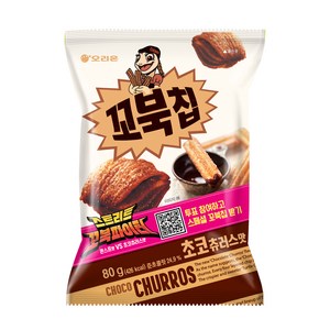 꼬북칩 초코츄러스, 80g, 1개