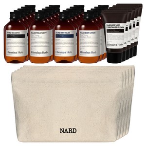 나드 여행용 헤어바디 5종 + 코튼 파우치, 5세트