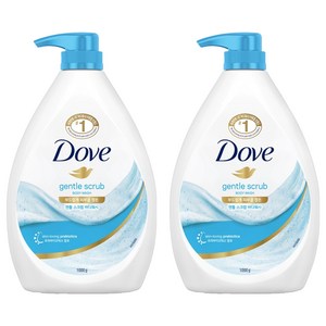 도브 젠틀 스크럽 바디워시, 1kg, 2개