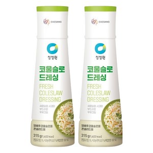 청정원 코울슬로 드레싱, 315g, 2개