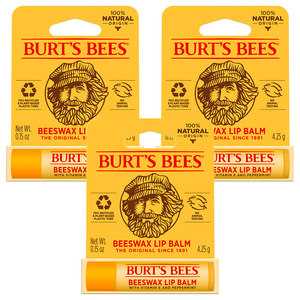 버츠비 모이스춰라이징 립밤, 단일 색상/비즈왁스..., 4.25g, 3개