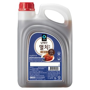 청정원 남해안 멸치액젓 골드, 3kg, 1개