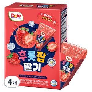 돌 후룻팝 딸기, 62ml, 32개