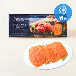 담백한 훈제 연어 슬라이스 (냉동), 700g, 1개