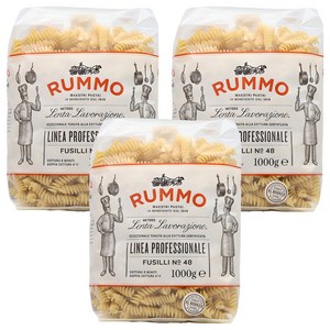 룸모 푸질리 프리미엄 파스타, 1kg, 3개
