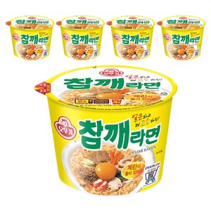 오뚜기 참깨라면 컵 110g, 5개