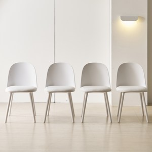 제이픽스 MJ 식탁의자, 화이트, 4개