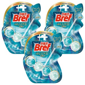 브레프 디럭스 변기세정제 자스민 아쿠아, 50g, 3개