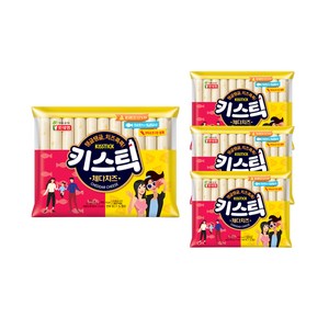 롯데웰푸드 키스틱 체다지즈 소시지, 550g, 4개