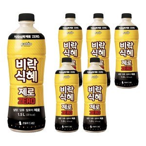 팔도 비락식혜 제로, 1.5L, 6개