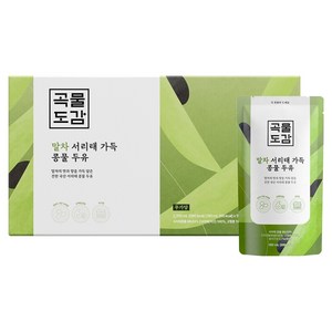 곡물도감 말차 서리태 가득 콩물두유, 180ml, 15개