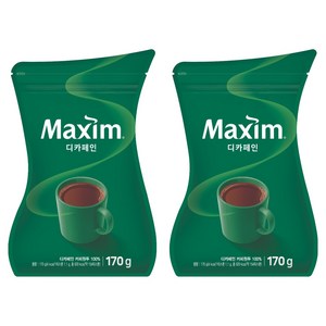 맥심 디카페인 커피 리필, 170g, 1개입, 2개