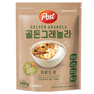포스트 골든 그래놀라 아몬드 빈 시리얼, 360g, 1개