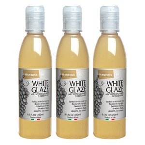 만토바 화이트 발사믹 글레이즈, 250ml, 3개