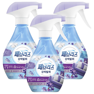 페브리즈 강력 섬유탈취제 라벤더 앤 유칼립투스향 본품, 370ml, 3개