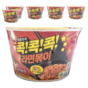오뚜기 콕콕콕 라면볶이 용기 120g, 6개