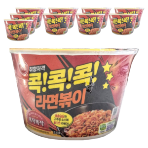 오뚜기 콕콕콕 라면볶이 용기 120g, 10개