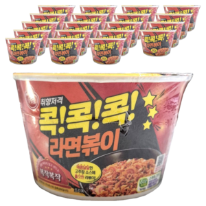 오뚜기 콕콕콕 라면볶이 용기 120g, 20개