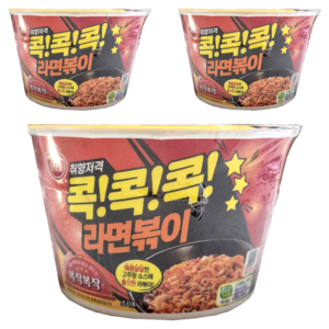 오뚜기 라면볶이 용기 120g, 3개