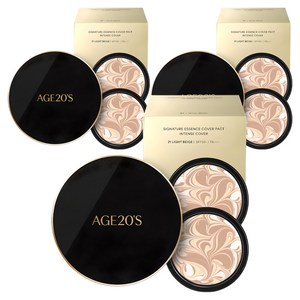 에이지투웨니스 시그니처 에센스 커버 팩트 인텐스 케이스 + 리필 14g 2p 세트, 21호, 3개