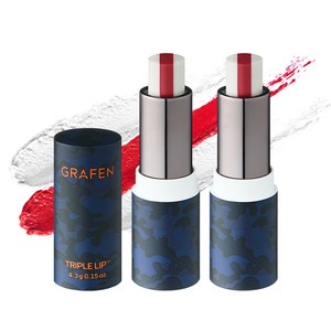 그라펜 트리플 핸섬 남성 립밤 4.3g, 핸섬립, 2개