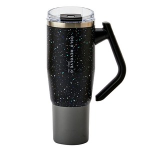 오슬로 리볼브 G 회전 핸들 텀블러, 도트블랙, 1.2L, 1개