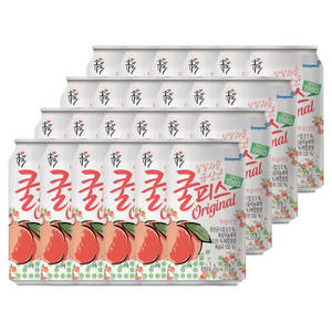 동원 마시는유산균 쿨피스 복숭아맛, 350ml, 24개