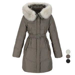 숲 여성용 벨트 덕다운 보온 점퍼 SABDO36