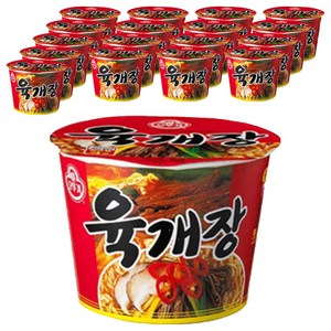 오뚜기 육개장 용기 110g, 18개