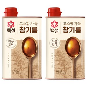 백설 고소함 가득 참기름, 500ml, 2개