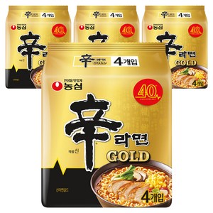 신라면 골드 125g, 16개, (4개입 X 4팩 X 1박스)