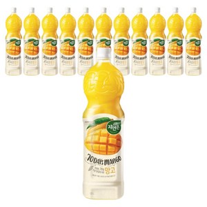 자연은 망고 주스, 1.5L, 12개