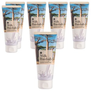 밀크바오밥 휘핑 클렌징 폼, 120ml, 6개