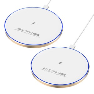 스카이 필 W2P 아이언+ 15W 고속 무선충전기 패드 SKY-W2P