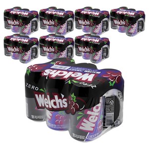웰치스 제로 그레이프맛, 355ml, 48개
