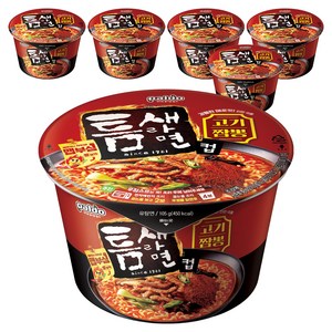 틈새라면 팔도 고기짬뽕 컵라면 105g