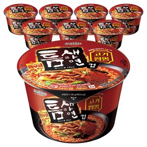 틈새라면 팔도 고기짬뽕 컵라면 105g
