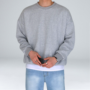 이브클로젯 오버핏 베이직 무지 빅사이즈 맨투맨