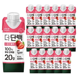 더단백 드링크 딸기, 250ml, 18개
