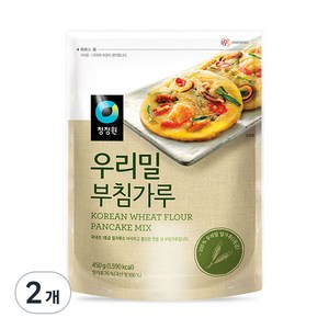 청정원 우리밀 부침가루, 450g, 2개
