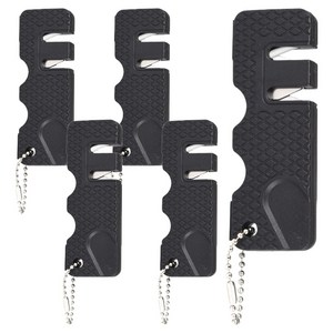 캠핑 아웃도어 미니 칼갈이, 블랙, 5개