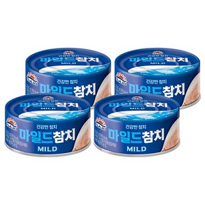 사조참치 마일드, 250g, 4개