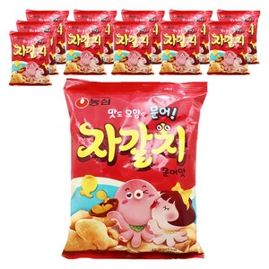 농심 자갈치, 90g, 12개
